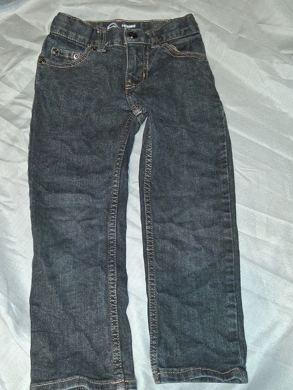wonder nation Boys' Black Relaxed Fit Jeans
